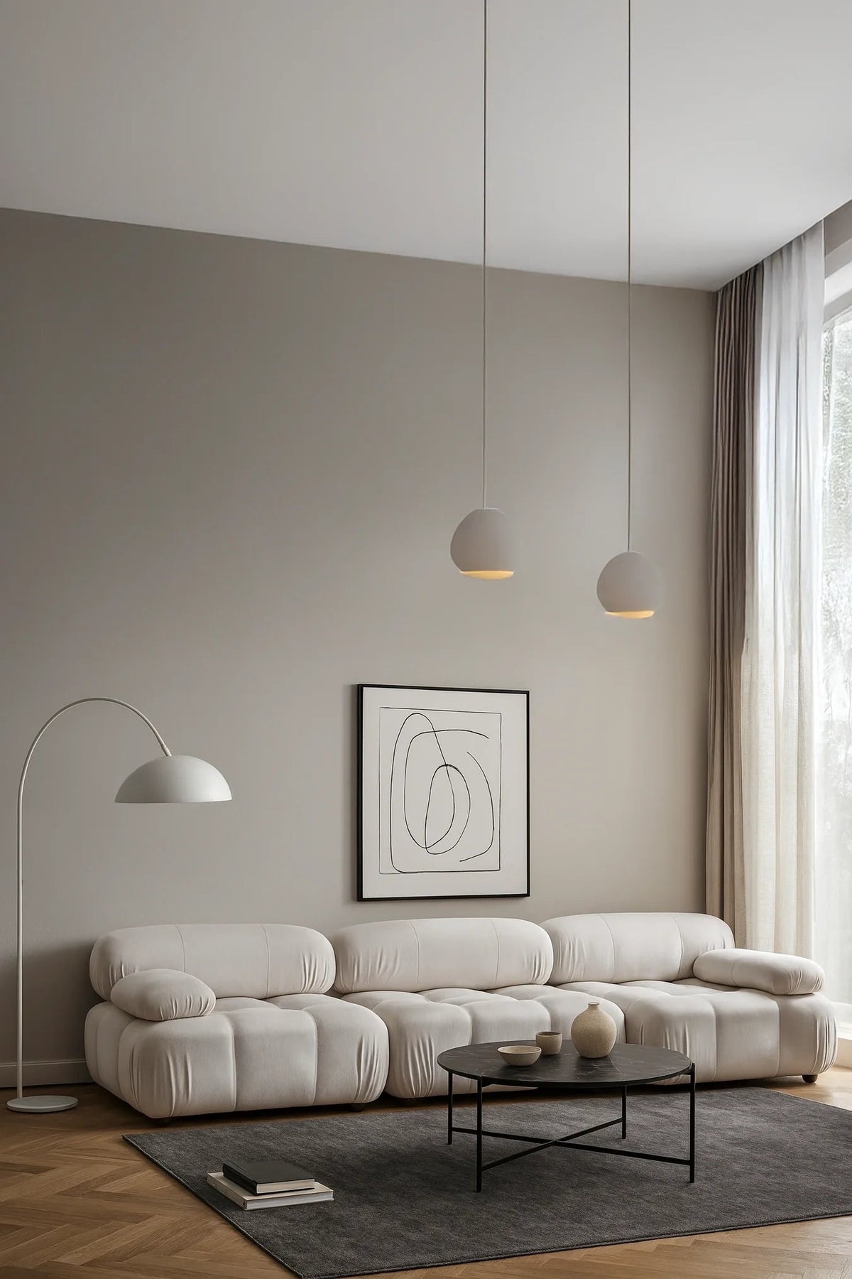 Nuvola Dusty Velvet 3 places
