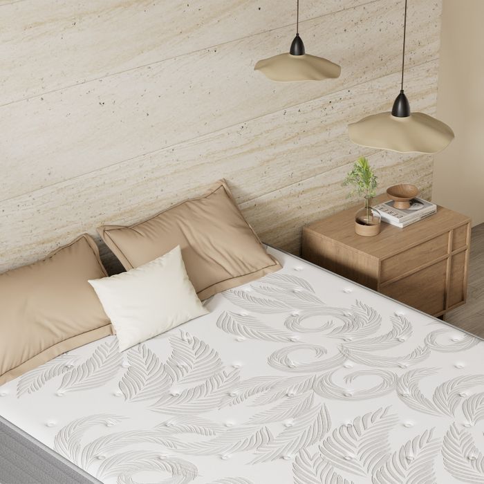 Matelas Ensachés 90x200 cm Epaisseur 25cm, 7 Zones