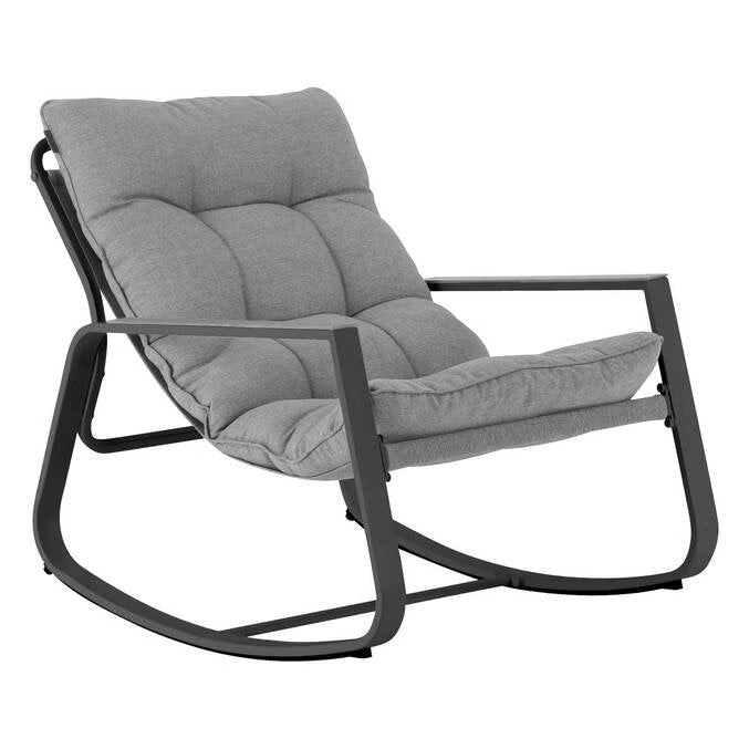 Fauteuil à bascule FELINIO Gris