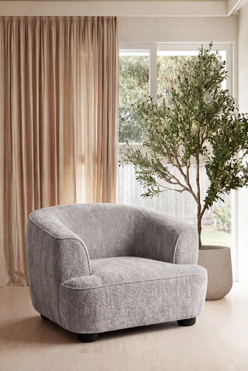 Vespro Grey Textured — fauteuil