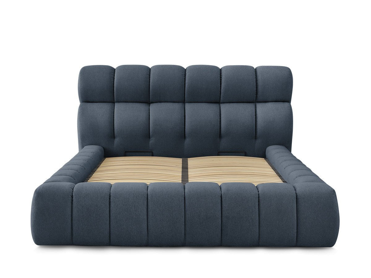 Mont-Blanc — lit coffre tissu chiné